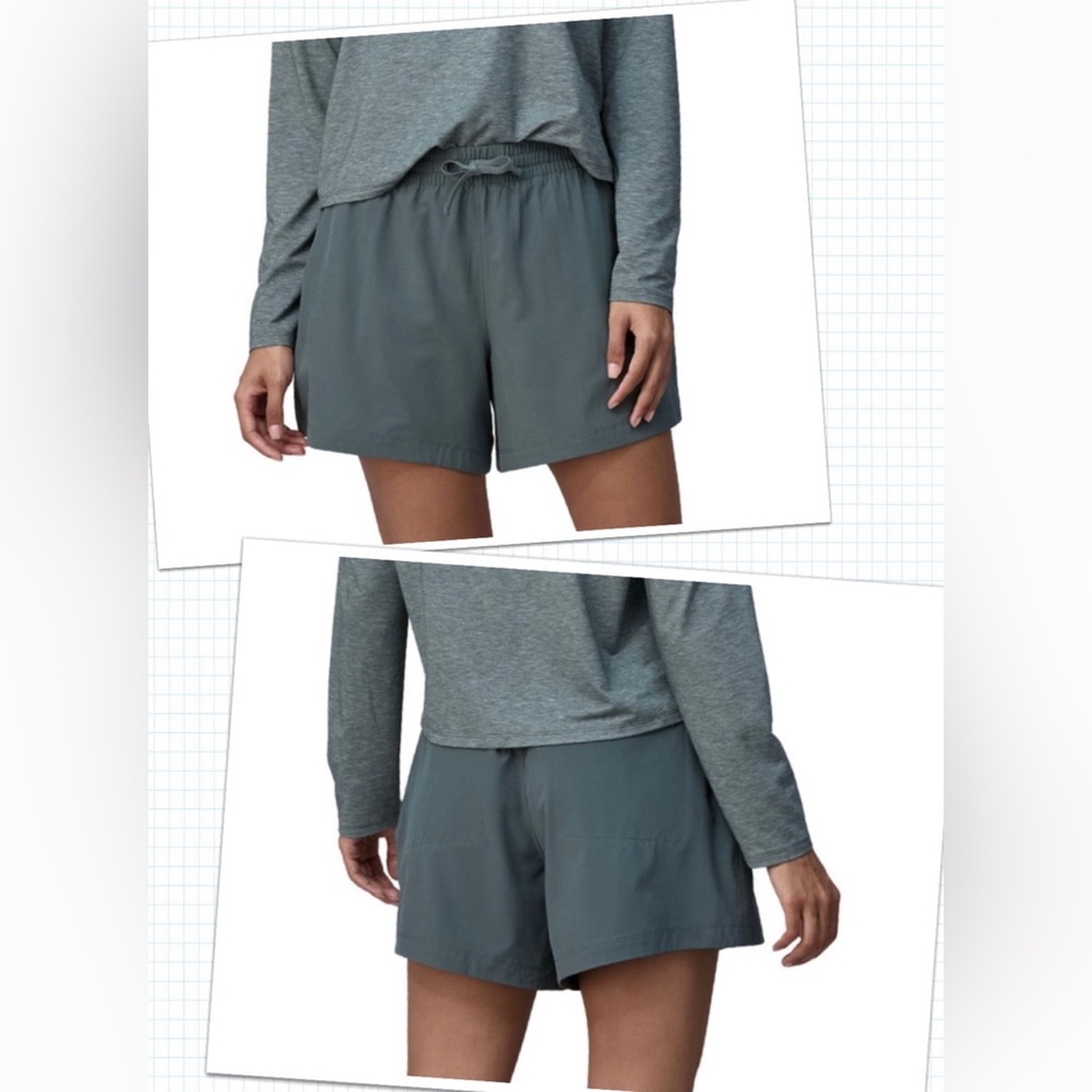 Patagonia Women's Athletic Shorts in Slate Gray